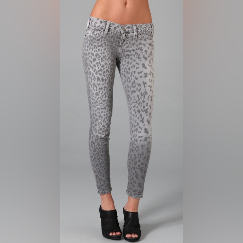 Current/Elliott Leopard Skinnies - Picture 3 of 10